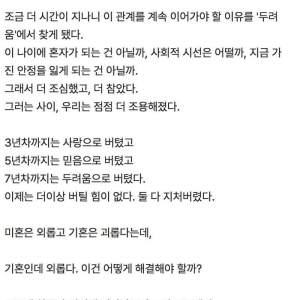 딩크 10년차에 이혼한다 