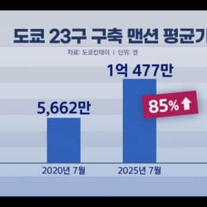 도쿄 부동산 폭등 근황