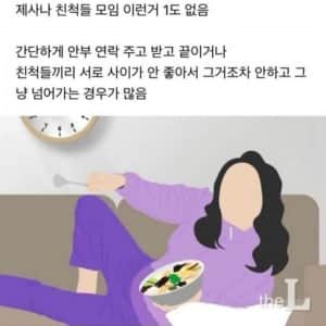 의외로 명절에 이런 집안 케이스 많음