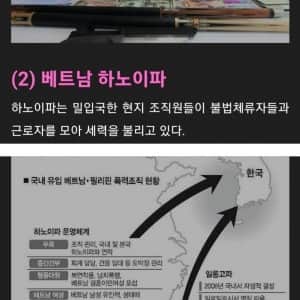 국내에서 활동하는 외국 조직폭력배들