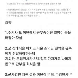 남의 집 아들 시체 팔이하는 K-군대