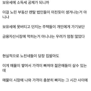 부갤러가 썰푸는 현 부동산 정책