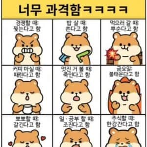 표현이 과격한 한국인들
