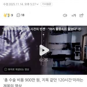 결국 살인 혐의 인정한 36주 태아 낙태 사건 범인 