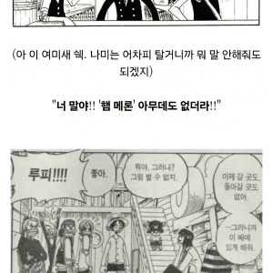 원피스) 루피 특유의 속터지는 화법