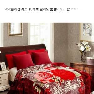 미국 가정집에서 명품대접 받는다는 한국이불