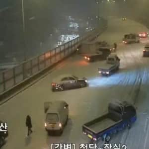 어제밤 서울 교통 CCTV 근황 