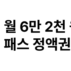 월6.2만 대중교통 무제한 '모두의 카드' 출시