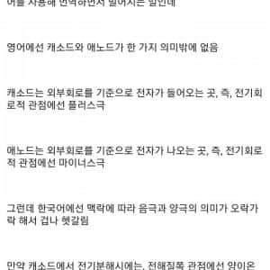 과학용어 중에 번역 잘못해서 개꼬이는 부분