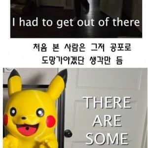 살벌하다는 방범용 피카츄 성능