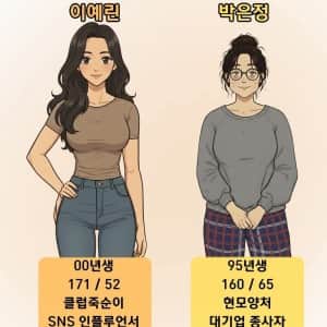 둘 중 한 명과 평생 살아야 한다면