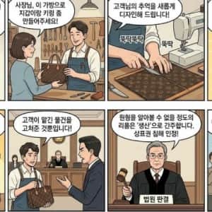 루이비통한테 소송당한 강남 수선집