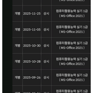 합격률 미쳐버린 컴활 1급 근황
