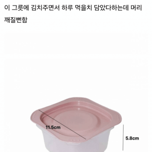 손 작으면 음식 선물 안했으면 좋겠음