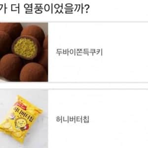 둘중에 뭐가 더 열풍이었을까?