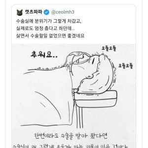 수술실이 추운 이유