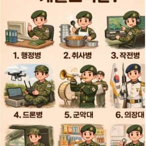 군부심 부리면 안되는 개꿀보직은?