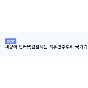 세계 각국의 인터넷 검열 수준