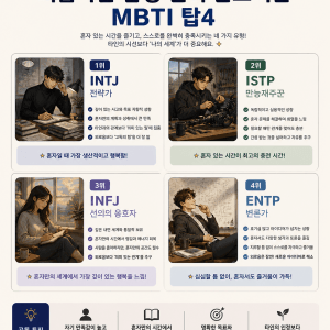 외롭다는 감정 아예 모르는 MBTI
