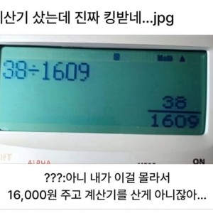 왠지 킹받는 계산기