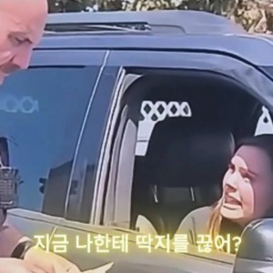 교통 딱지 끊는 천조국 경찰의 수준 높은 패드립