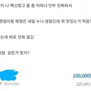 매형의 목숨을 살린 처남