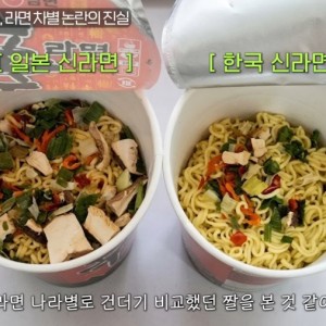 외국에서 파는 신라면이 건더기가 많은 이유