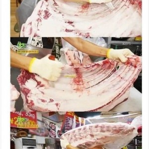 고깃집 여사장님 실전압축 근육