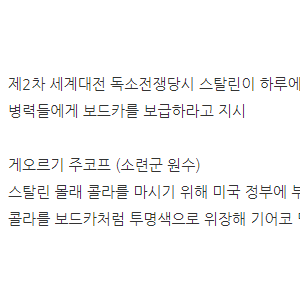 소련군의 만능 보급품