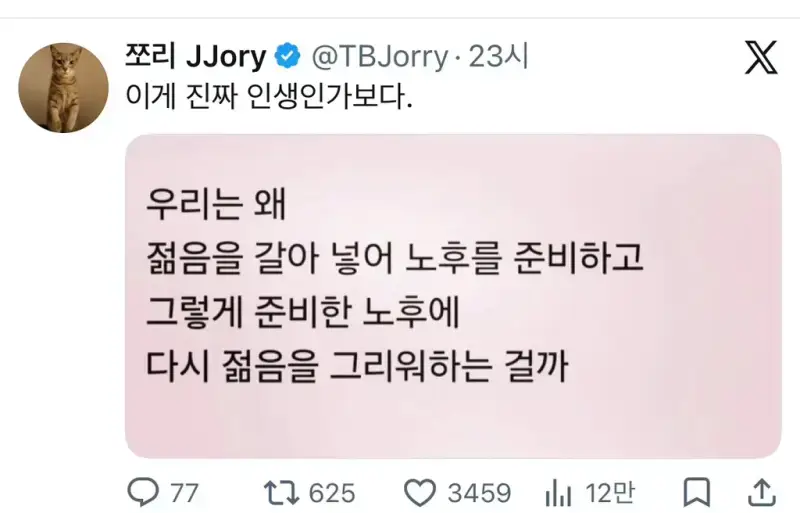 이게 진짜 인생인가보다 |
