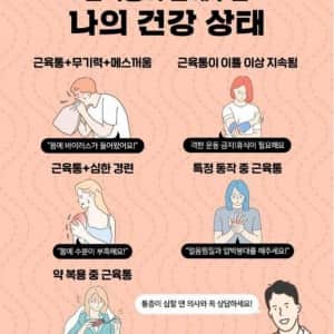 근육통이 말해주는 나의 건강 상태