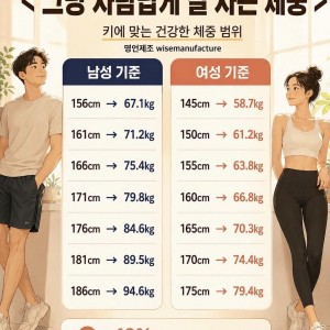 그냥 사람답게 잘 사는 체중