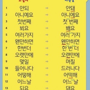 일상에서 흔히 쓰는 오탈자
